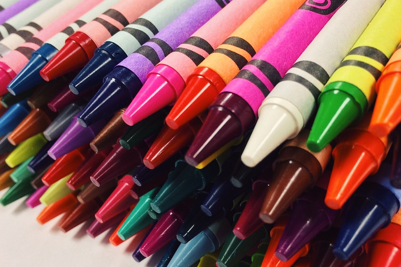 school crayons